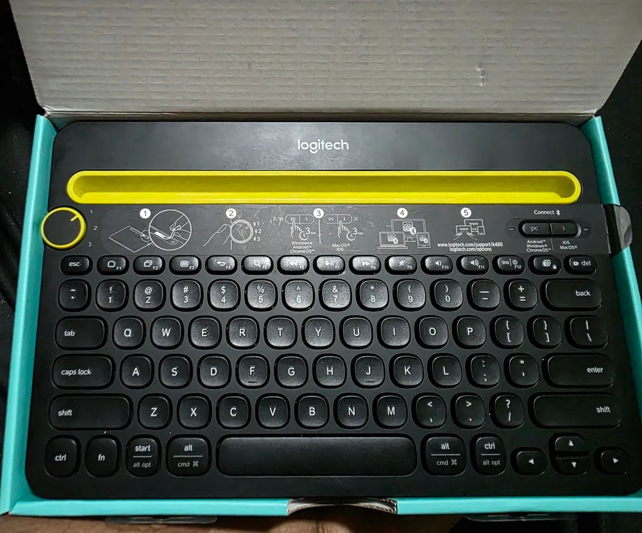 Teclado Logitech K480 + Mouse Bluetooth Logitech M535 - Foto 2