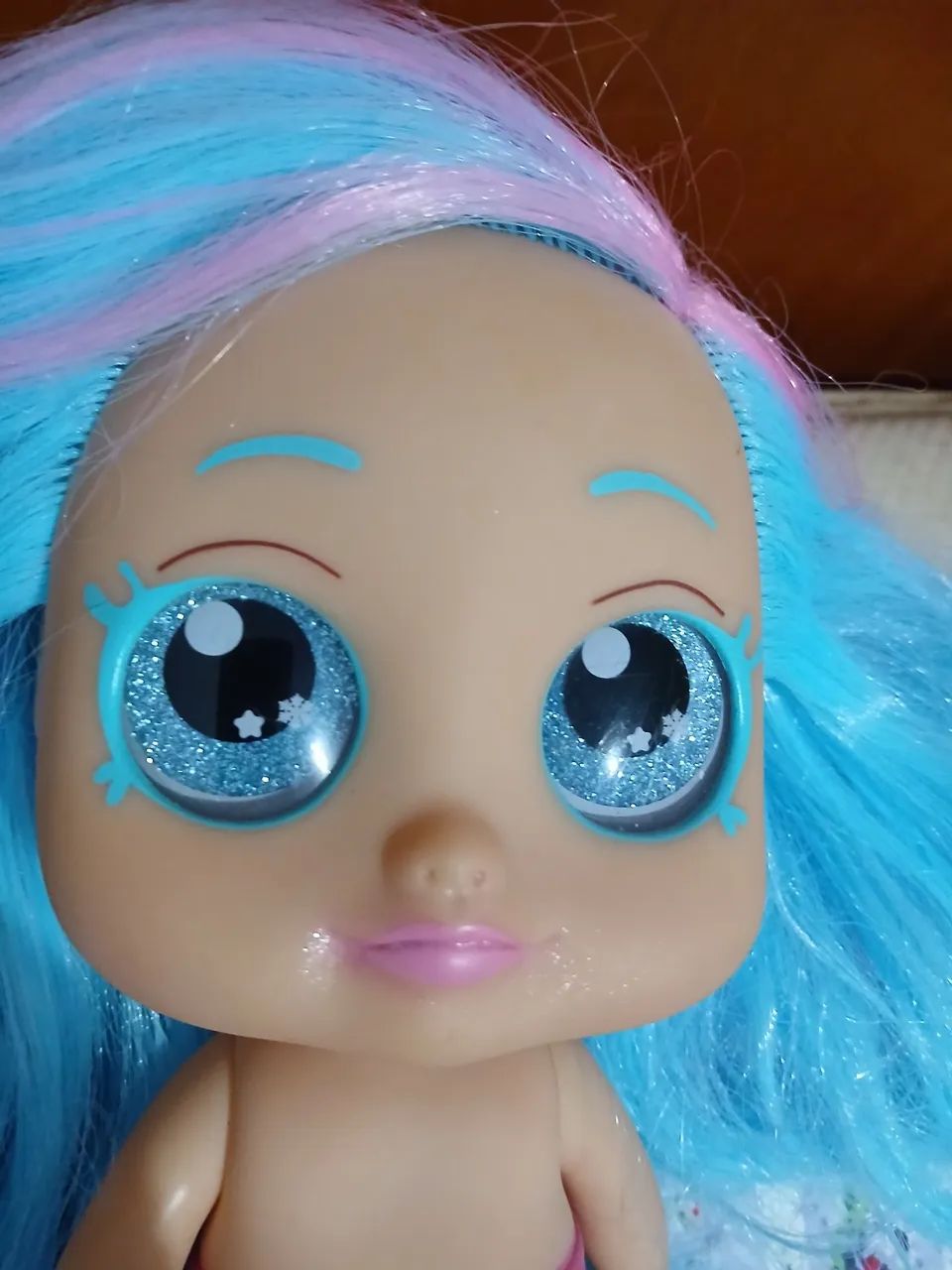 Boneca Diver surprise Dolls cabelo Azul !!  - Foto 5