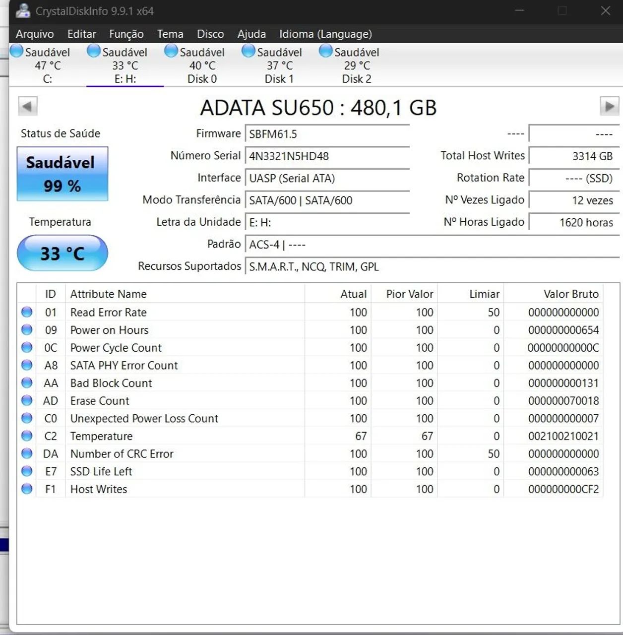  1x SSD ADATA SU650 480GB SATA III - Foto 4