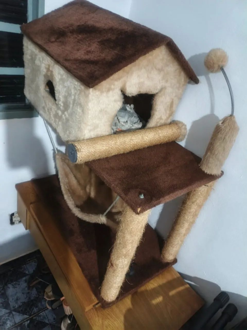 Casinha Arranhadora para gatos e outros bichanos  - Foto 2