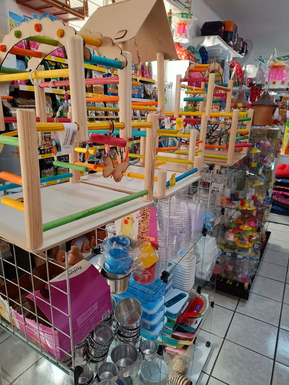 Brinquedos para passaros