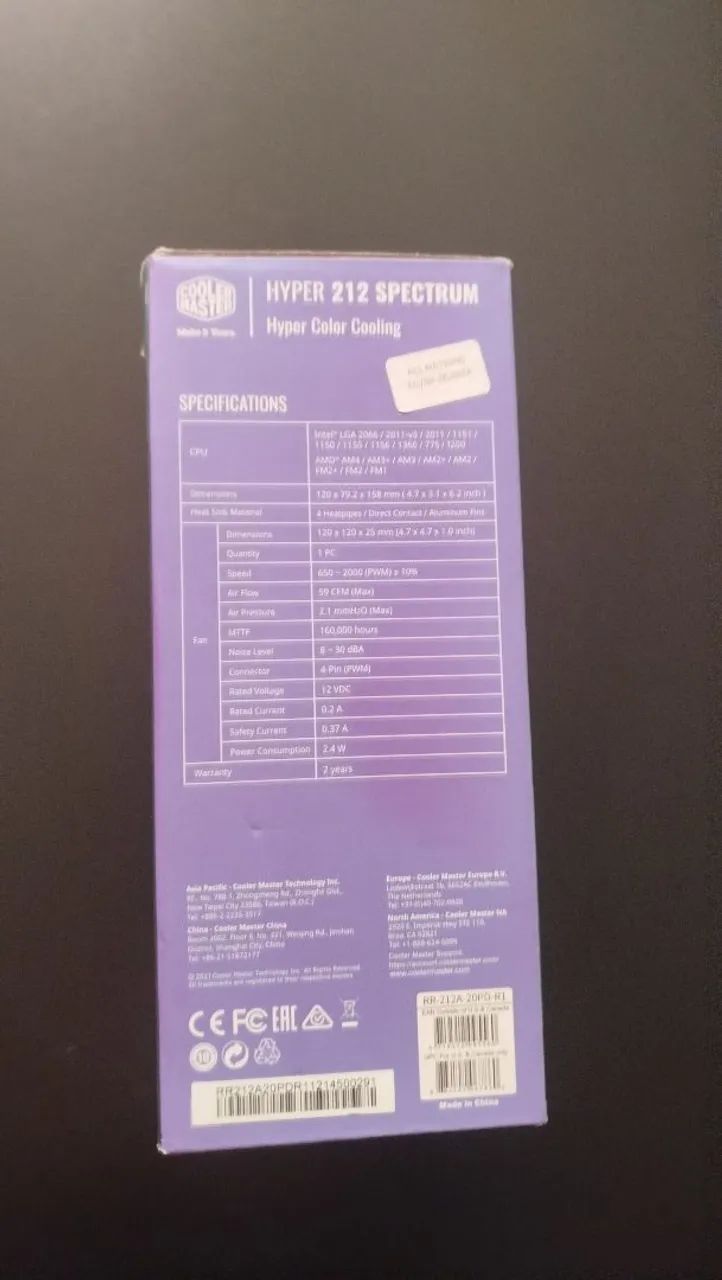 Cooler Hyper 212 Spectrum Cooler Master  - Foto 5