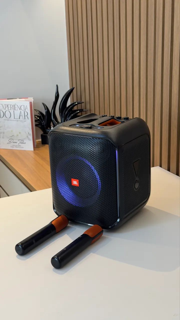 Jbl Partybox Encore com 2 microfones exelente  - Foto 3