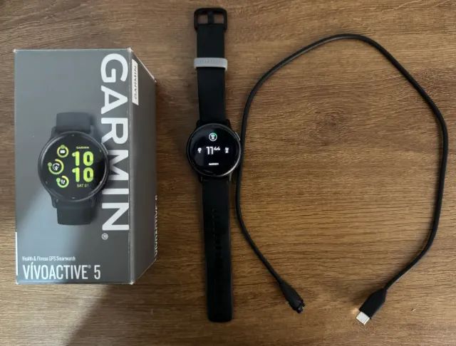 Garmin Vivoactive 5 Preto - Excelente Estado + Caixa e Acessórios - Foto 4
