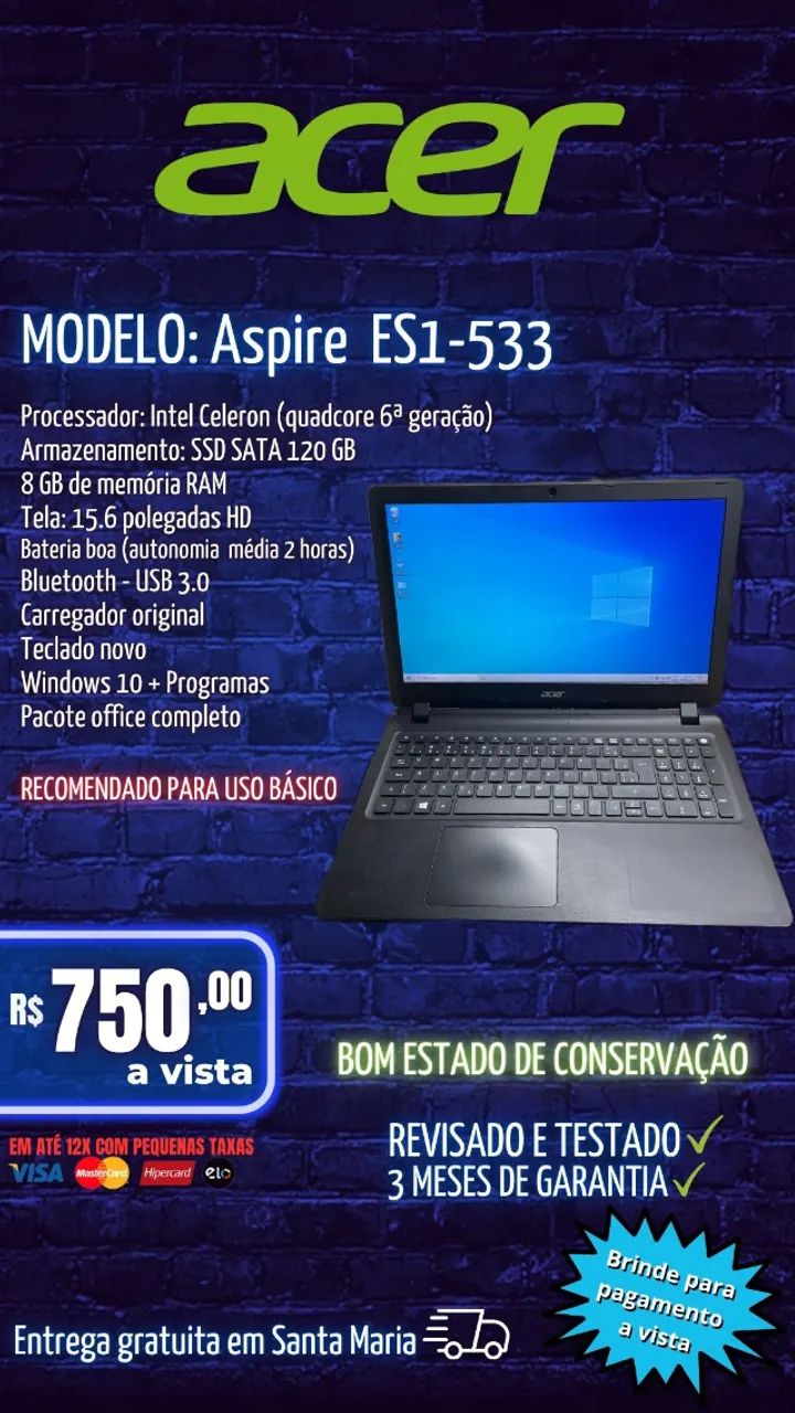 Notebook Acer 
