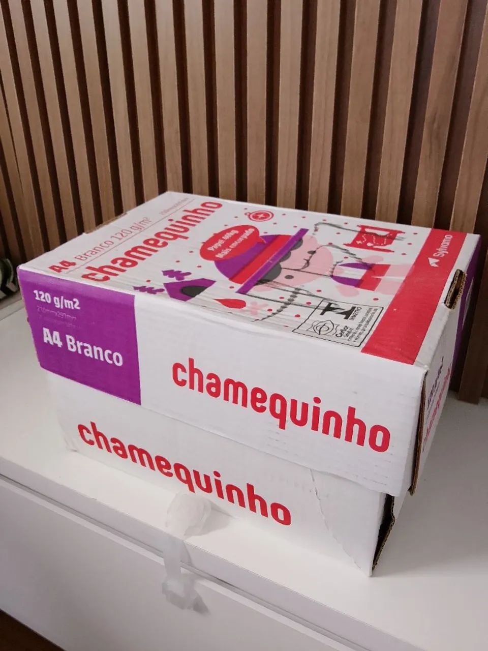 Papel Chamequinho 40 kg - ( Caixa com 25 pacotes com 50 folhas cada)