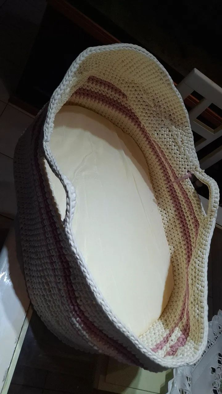 Berço Moisés de croche - Foto 2