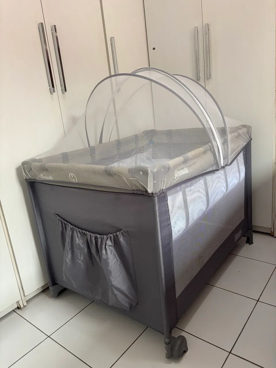 Cercadinho para bebê com colchão  - Foto 4