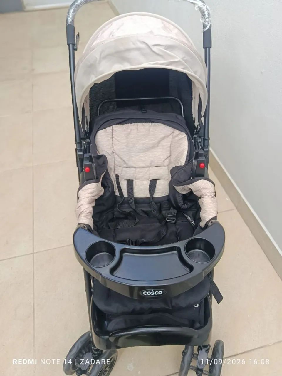 Carrinho e bebe conforto  - Foto 5