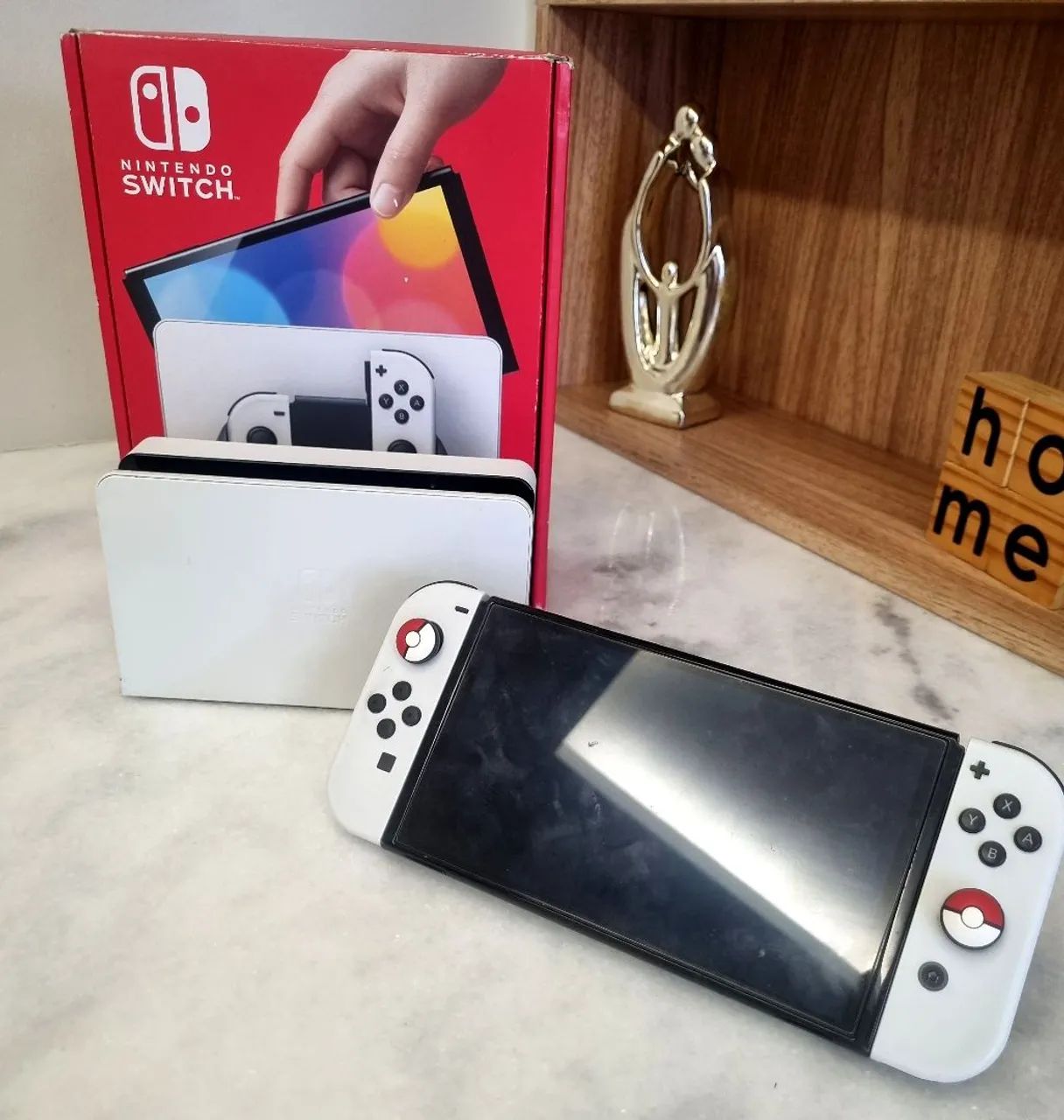 Nintendo Switch OLED Branco - Excelente estado - Foto 4