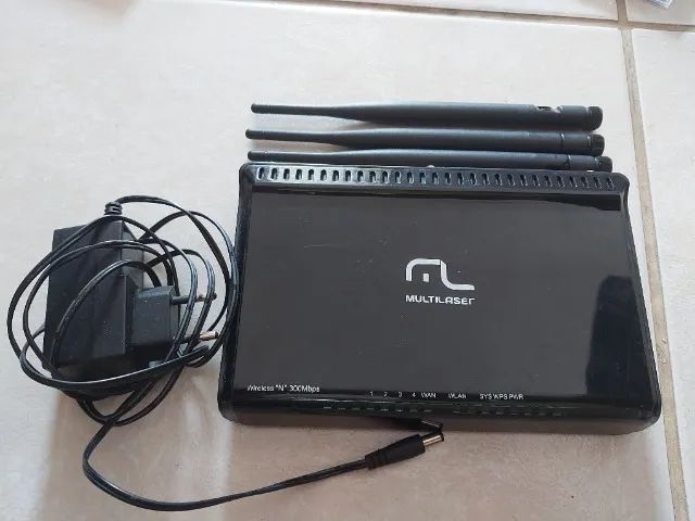 Roteador Multilaser Wireless 3 antenas 300Mbps RE063