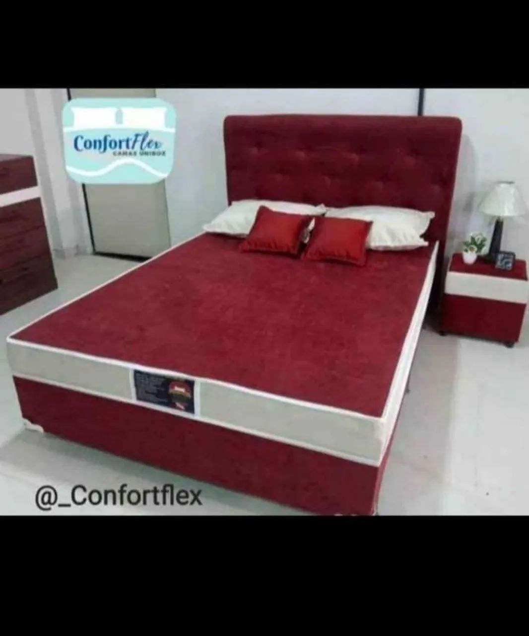 Cama box Casal padrão molas - Foto 3