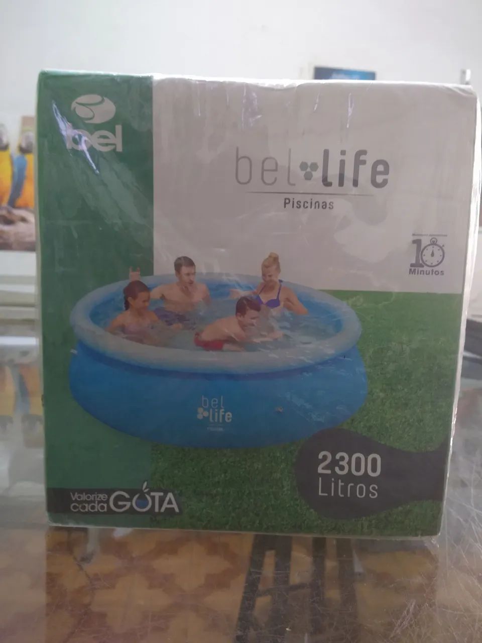 Piscina 2300 litros em pvc