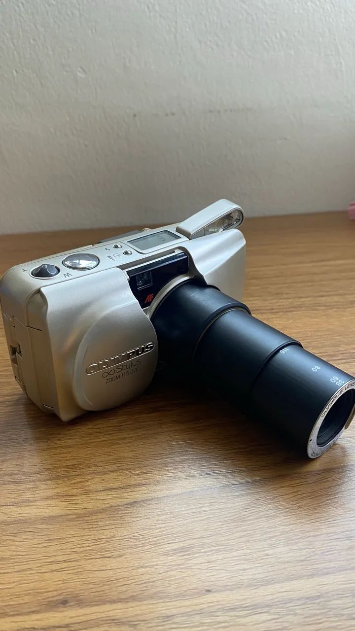 Câmera analógica Olympus mju infinity zoom 115 DLX - Câmeras e