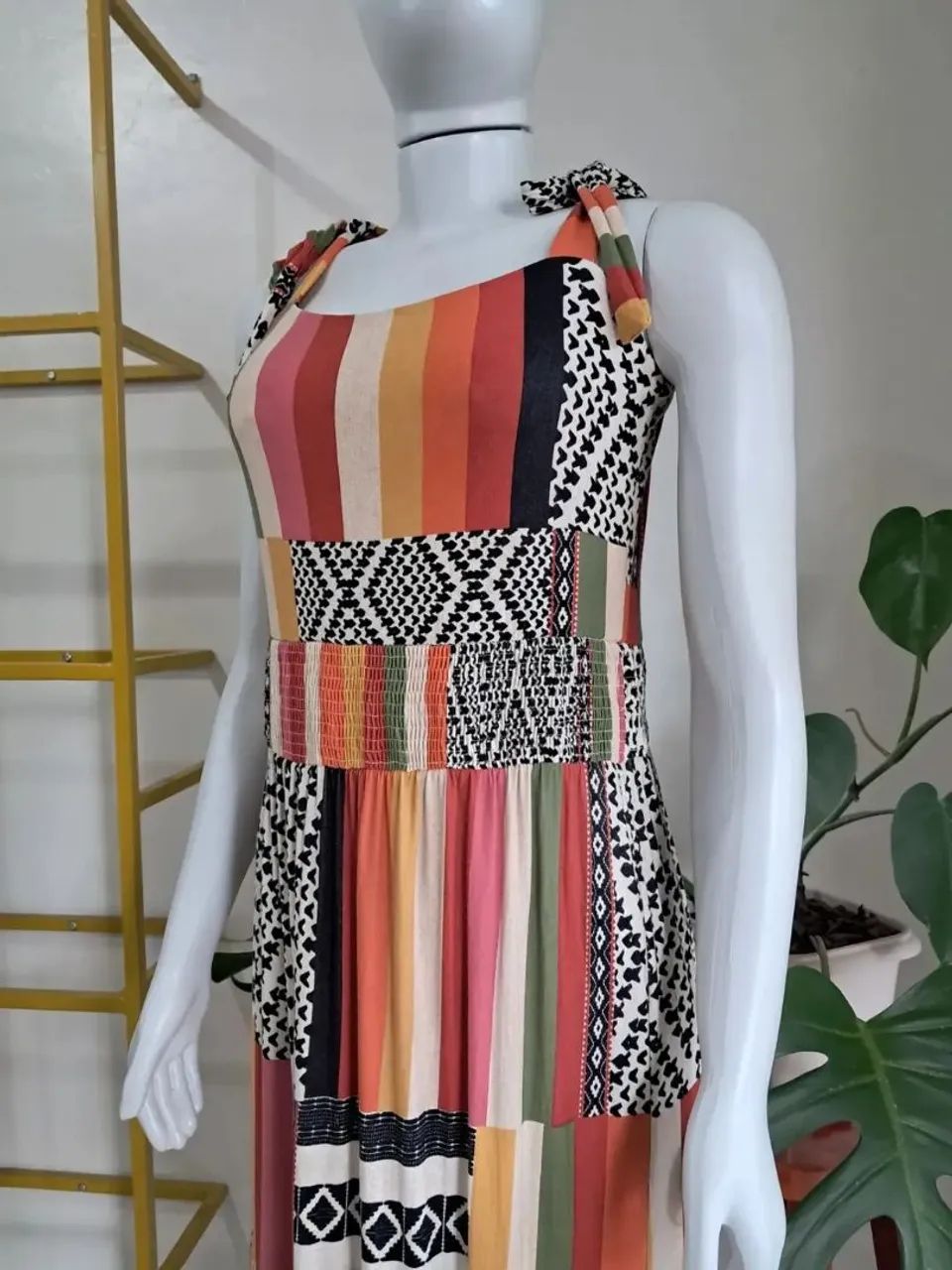Vestido longo em viscose  - Foto 4