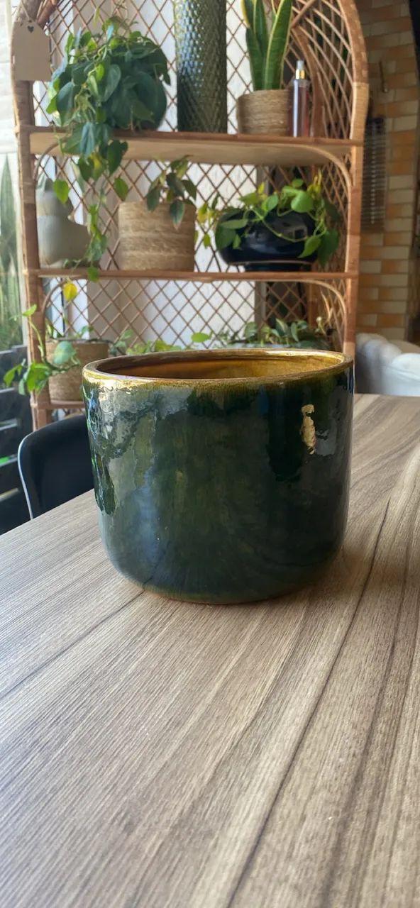 Vaso para planta PT15 verde