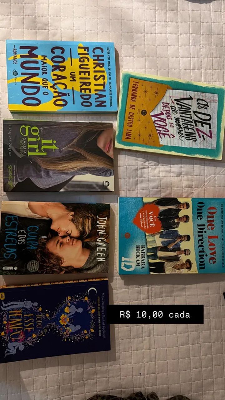 Livros à venda 
