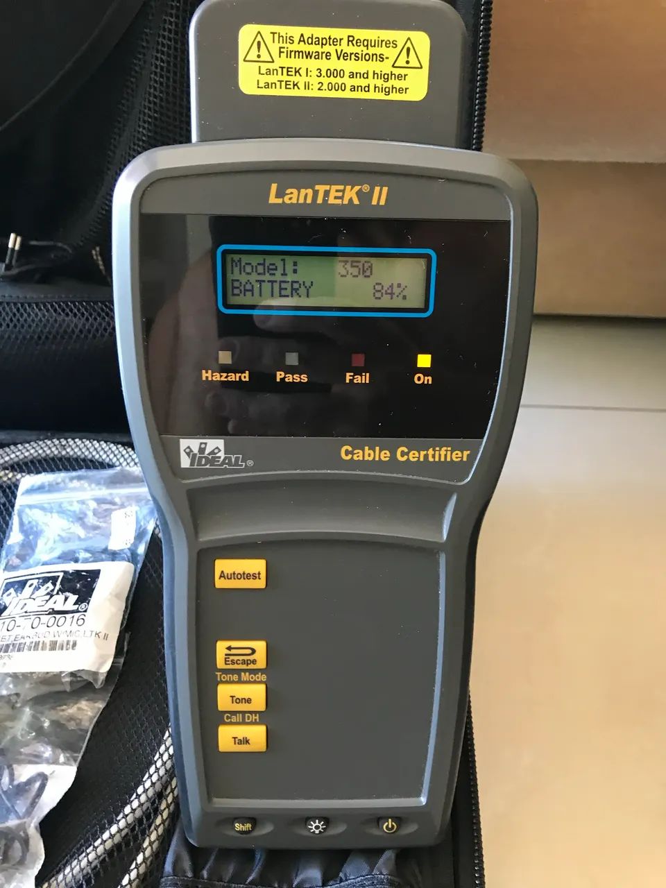 Ideal Lantek II 350 - Certificador de rede - Foto 3