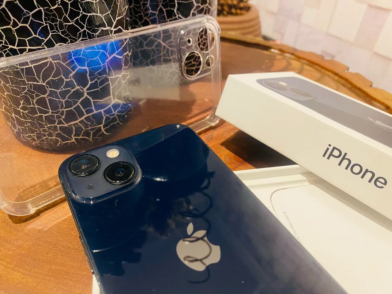 iPhone 13 Preto 128gb com caixa  - Foto 3