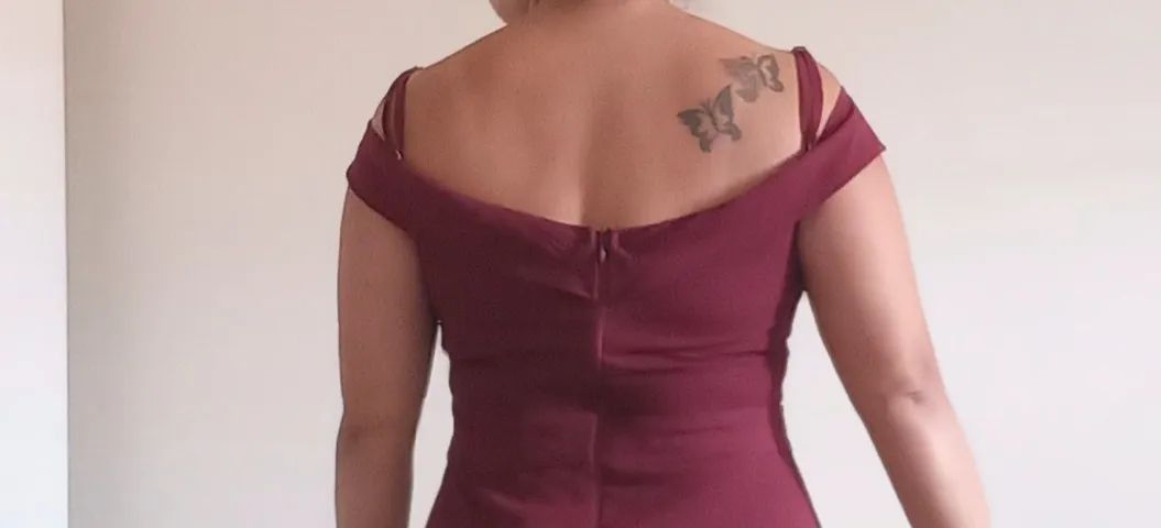 VESTIDO LONGO MARSALA - Foto 4