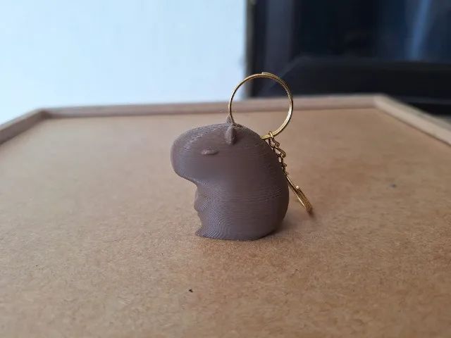 Chaveiro Capivara 3D Pequeno