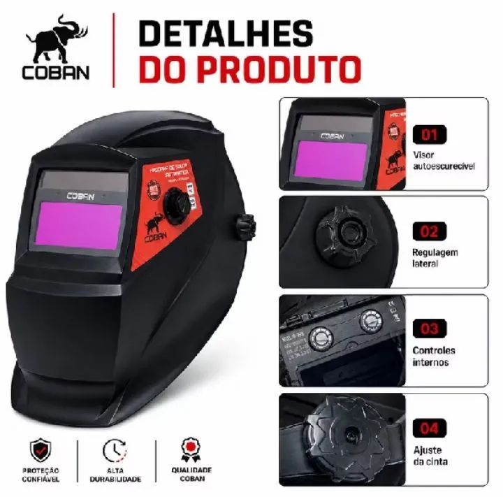 Máscara do soldador - Foto 2