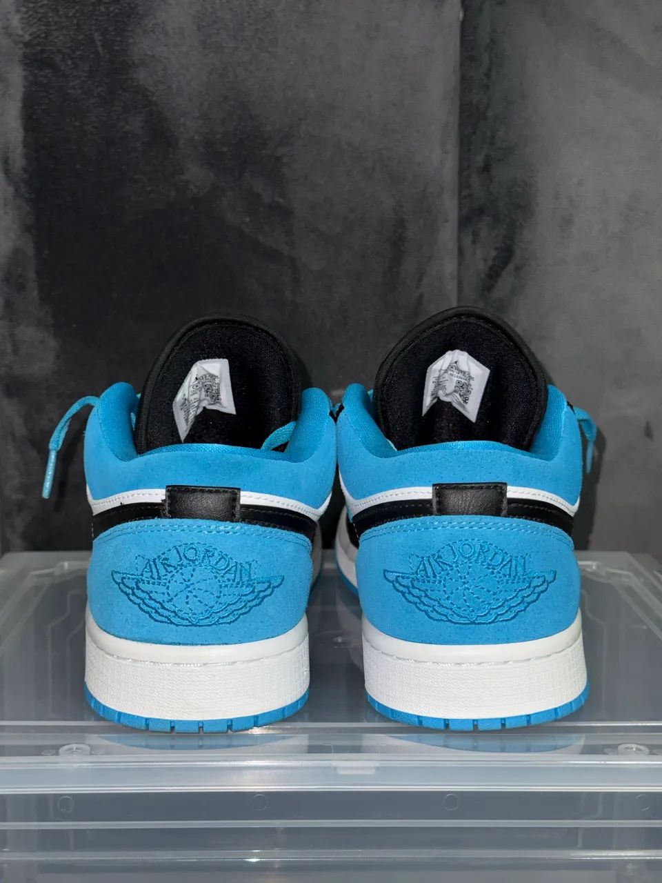 Tênis Nike Jordan 1 Low Laser Blue - Foto 3