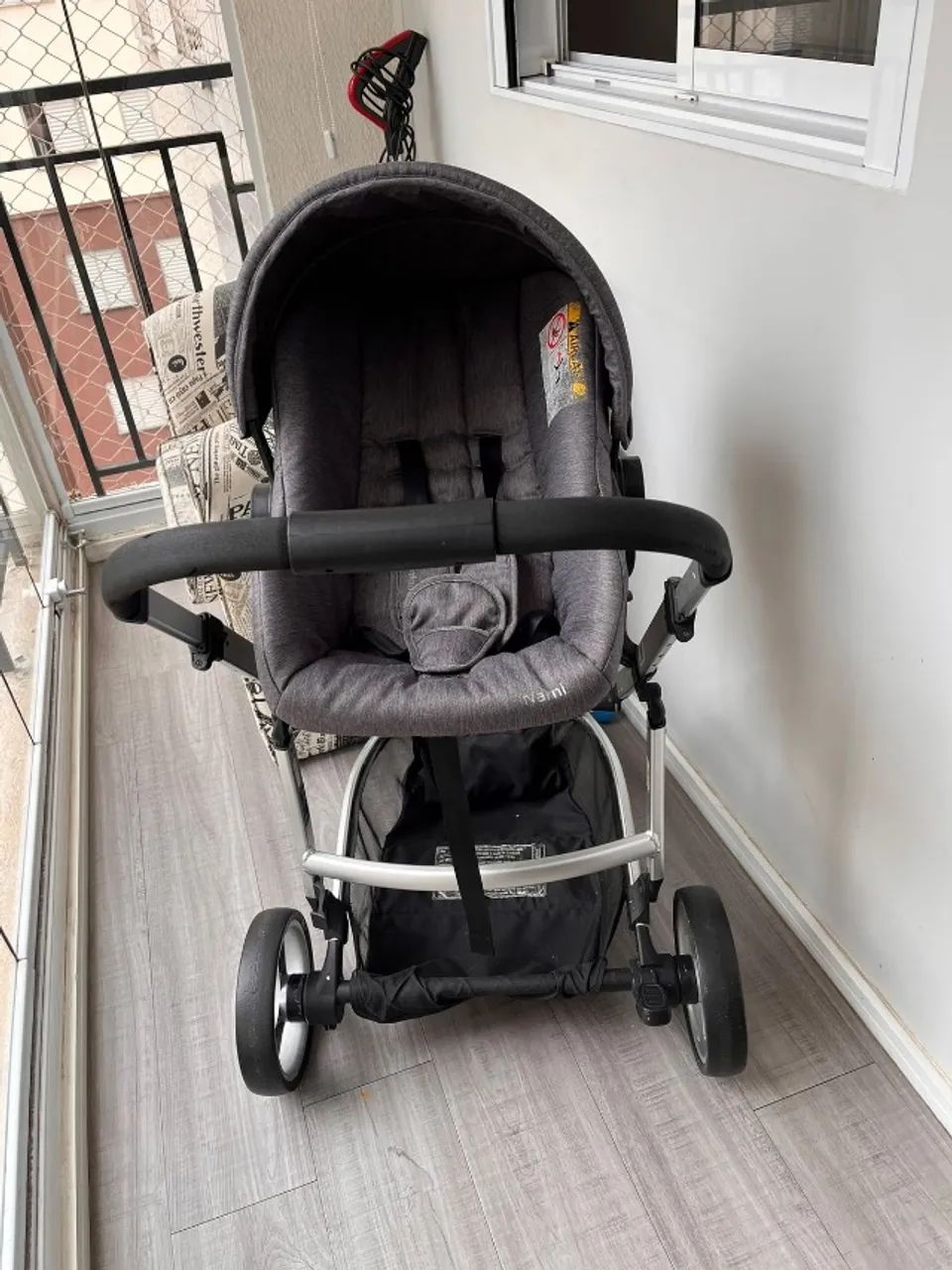 Carrinho de bebê com bebê conforto (isofix) - Foto 5