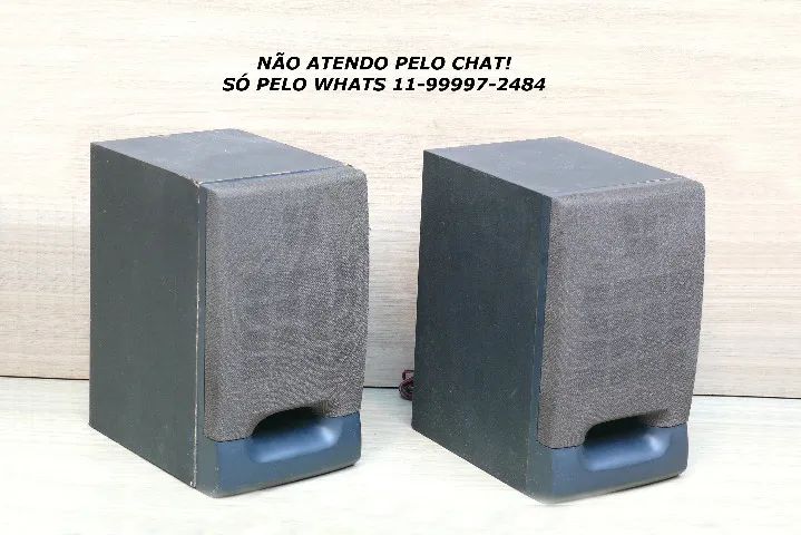 Par de caixas de som