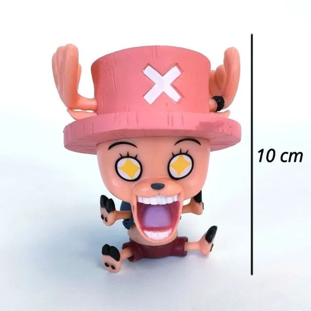 Boneco do Personagem Tony Tony Chopper One Piece 10 cm em PVC - Foto 3