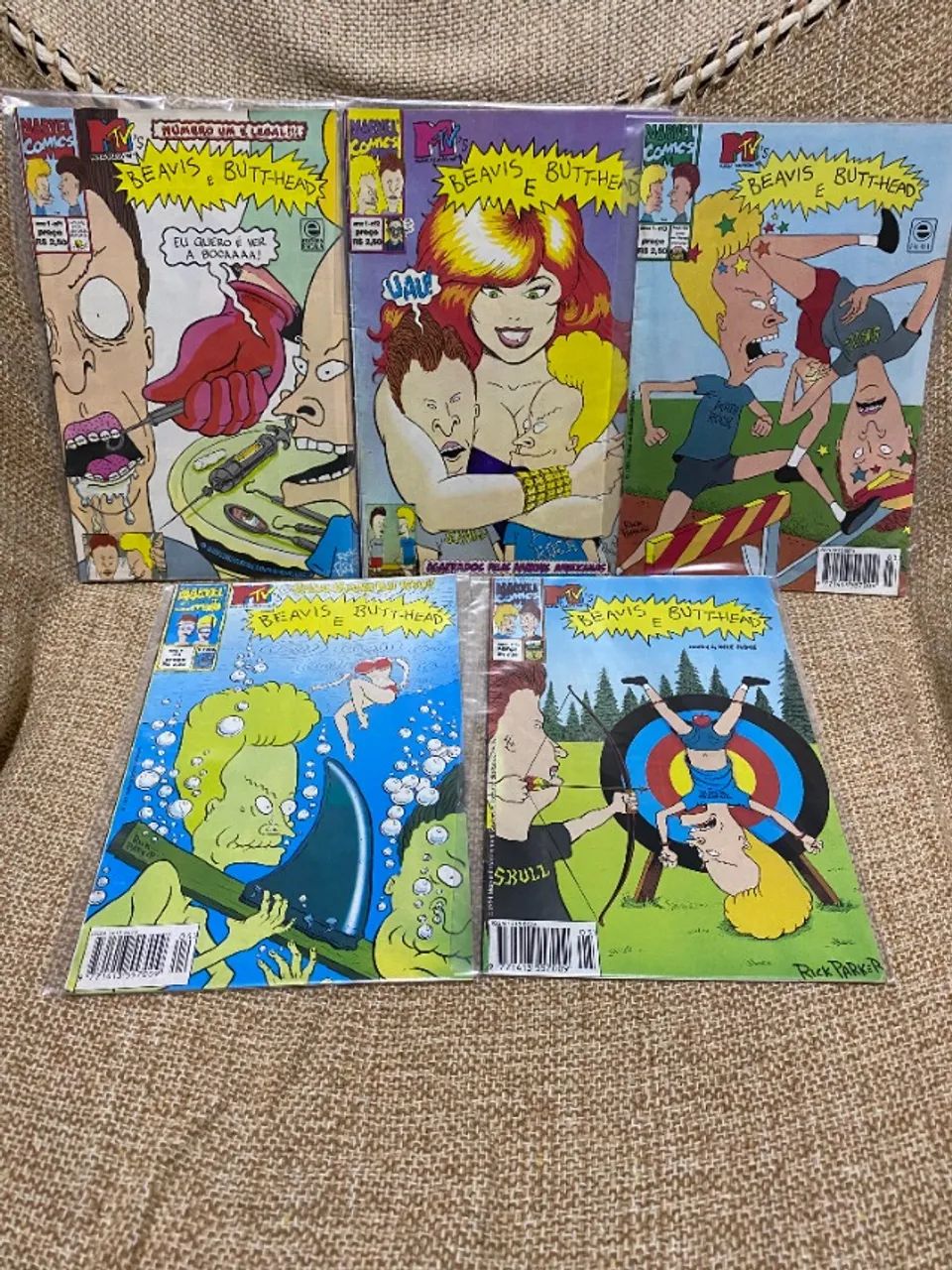 Coleção De Hqs Beavis E Butt-Head Completa Rara