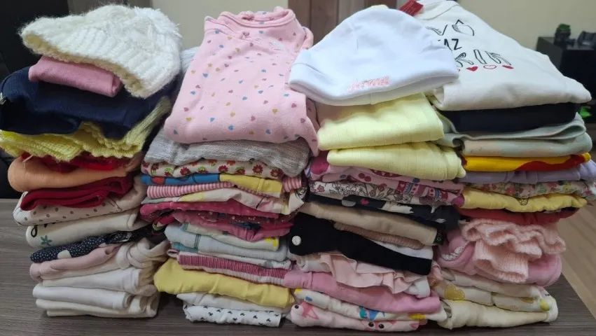 Lote de bebê menina Rn ao m