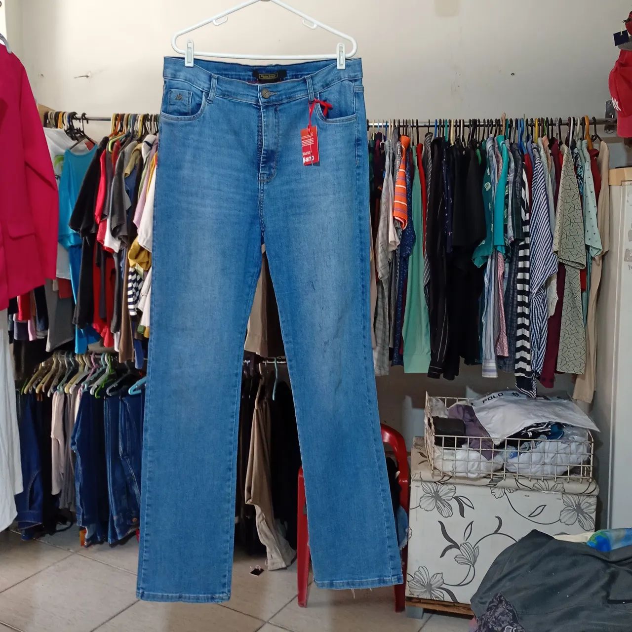 USADA CALÇA JEANS MASCULINA NR44 - Foto 4