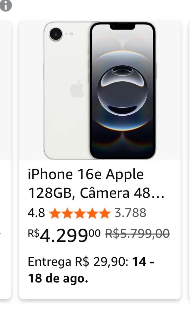 iPhone 16e 128gb - Foto 4