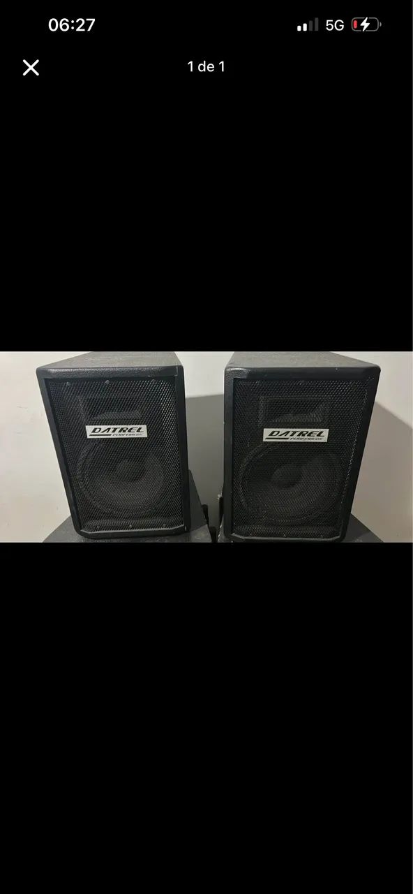 Caixas de Som Datrel 12 polegadas 