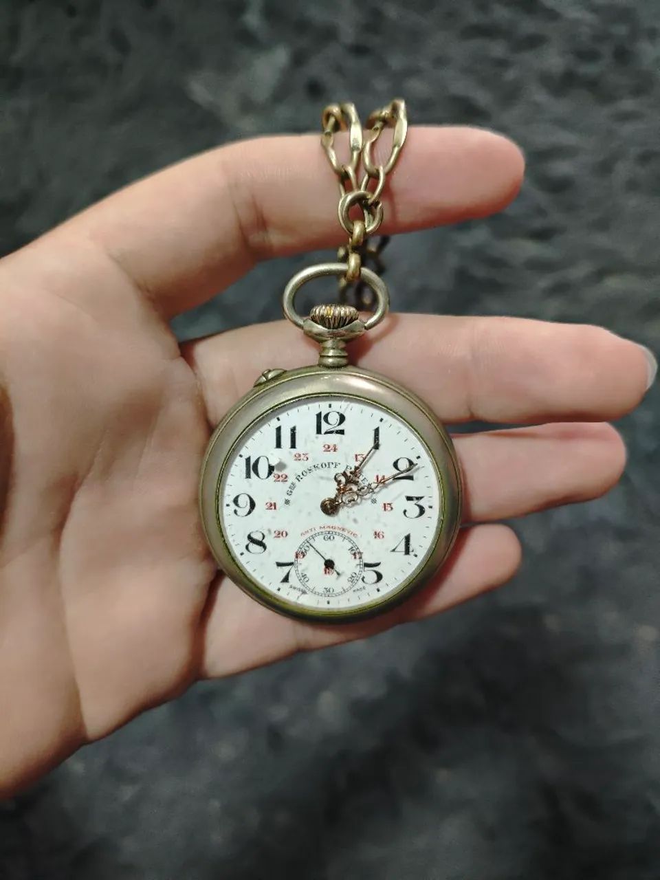 Relógio de bolso roskopf patent - Foto 4
