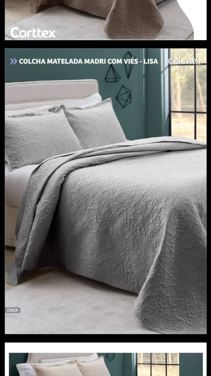Kit Colchas Lisas Queen - Foto 5