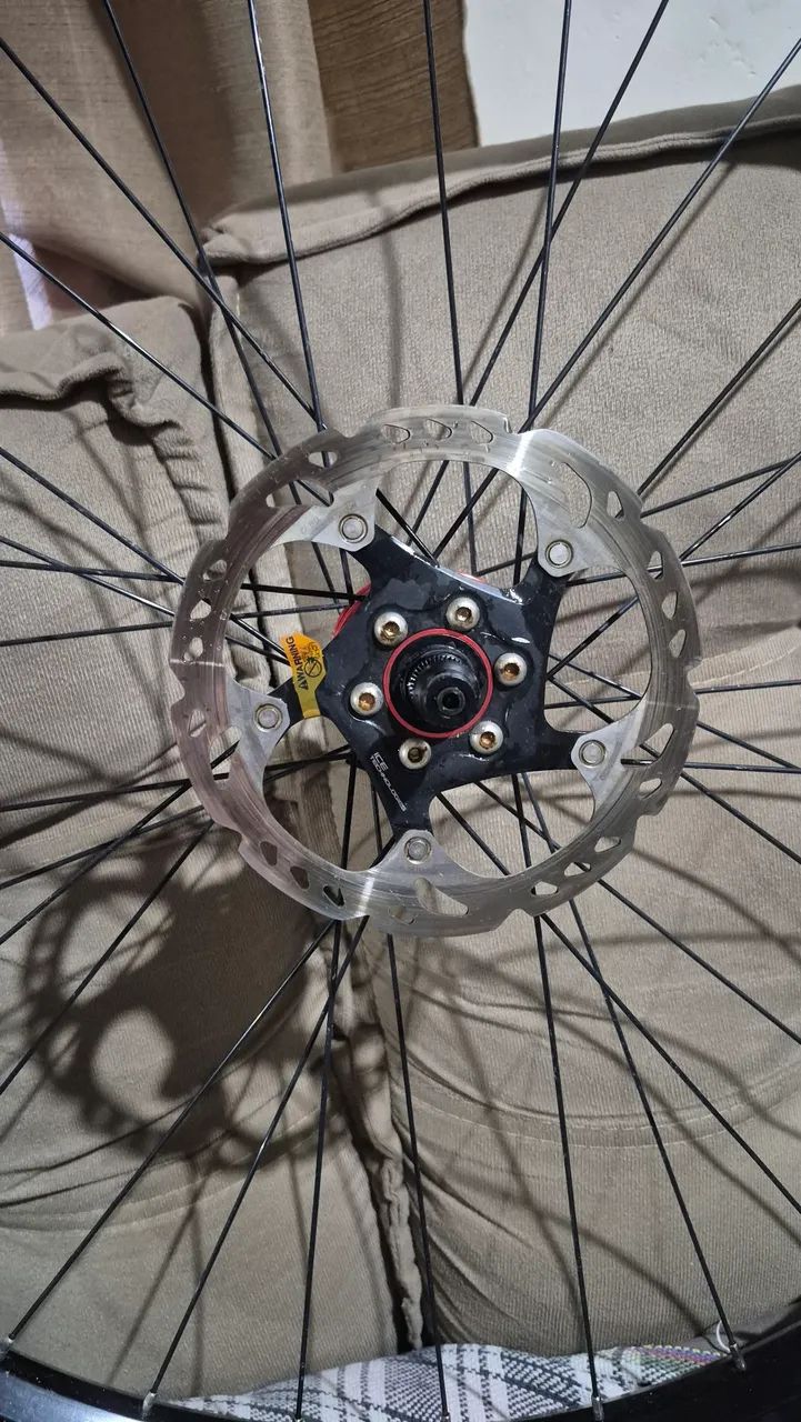 Roda completa, pneu, peão e disco MTB 29 - Foto 4