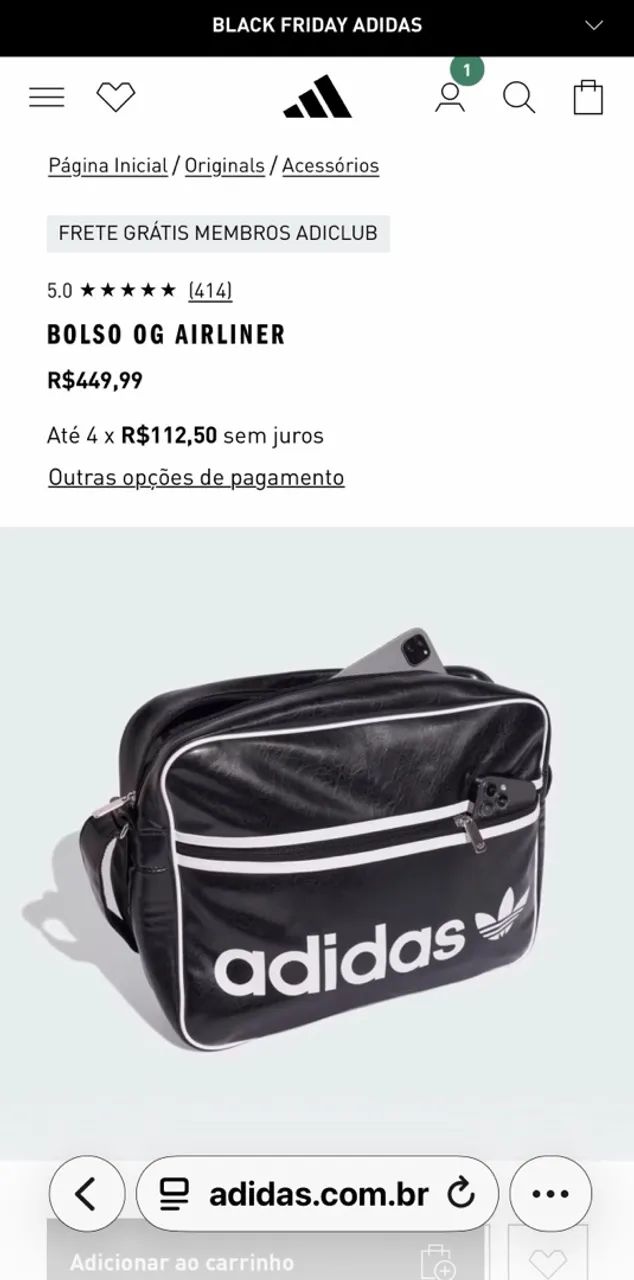 Bolsa adidas - Foto 5