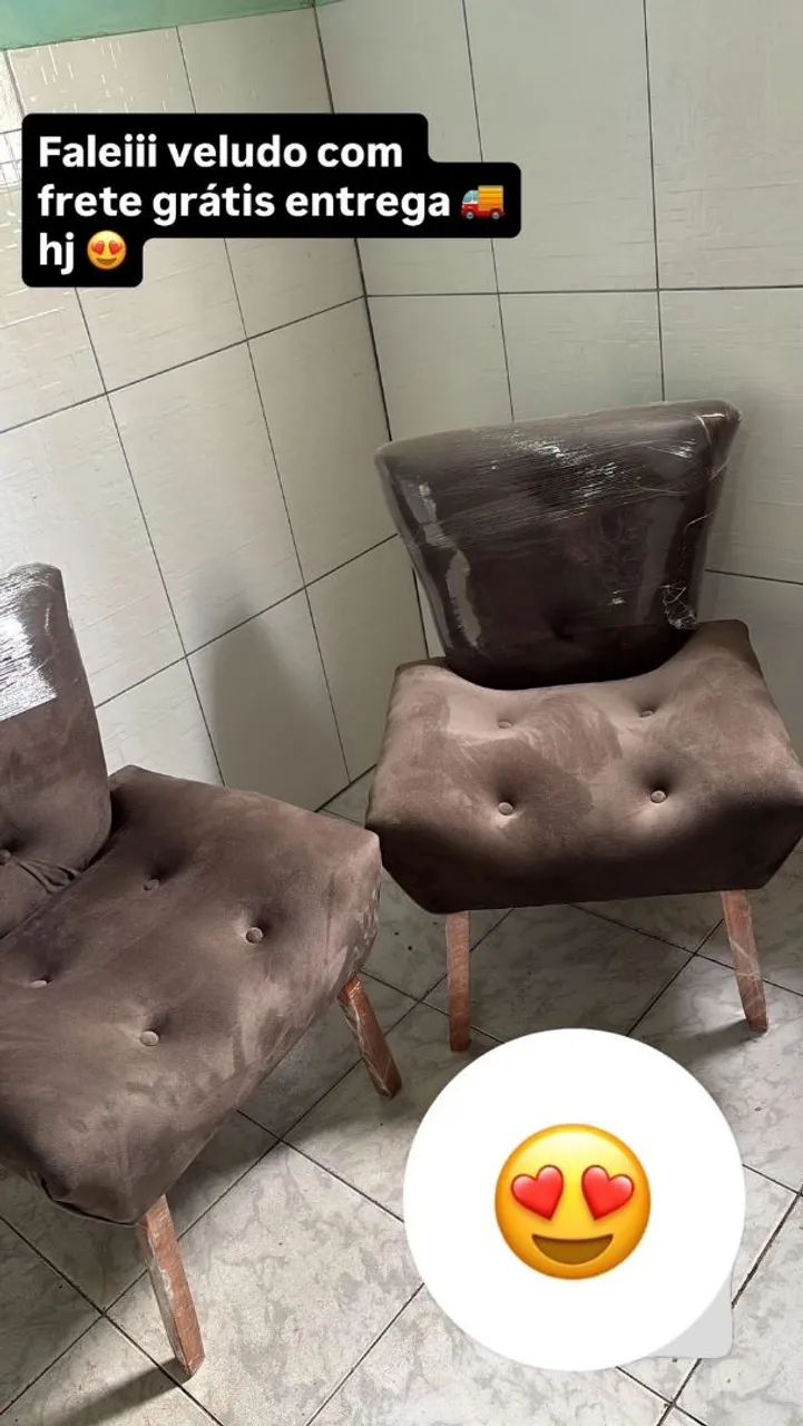 Poltronas em veludo  - Foto 2