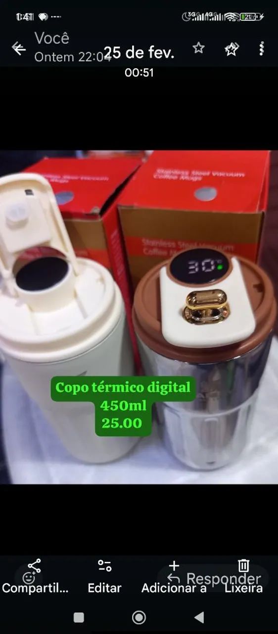 Copo térmico café 