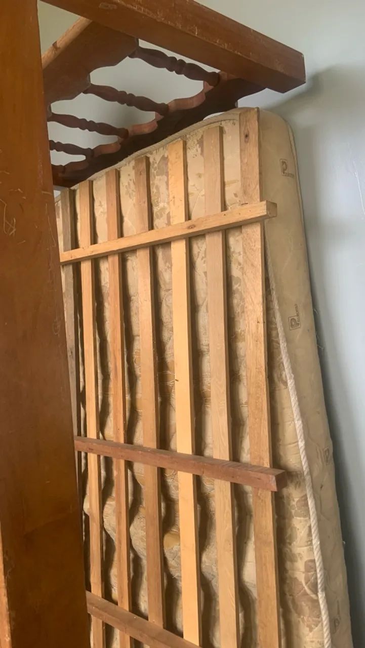 CAMA e COLCHÃO Solteiro  - Foto 3