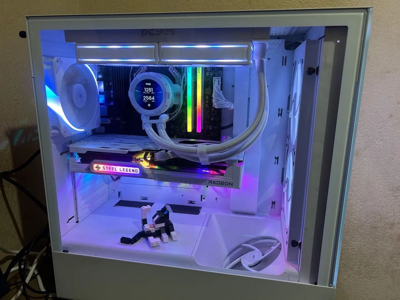 Pc gamer Ryzen 7 5700x/32gb ram/1tb ssd, sem placa de vídeo