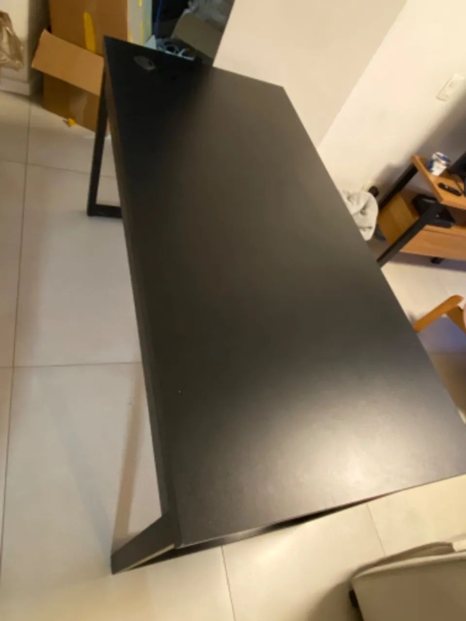 Escrivaninha preta mdf - Foto 2