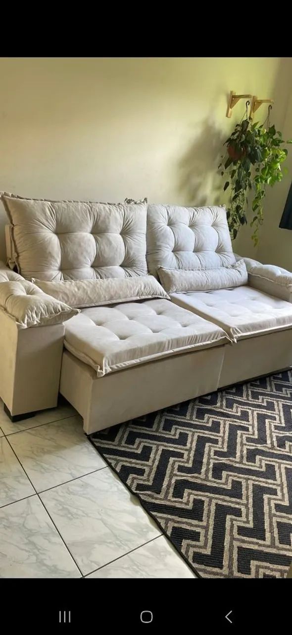 Sofá Retrátil e Reclinavel Com Molas  - Foto 3
