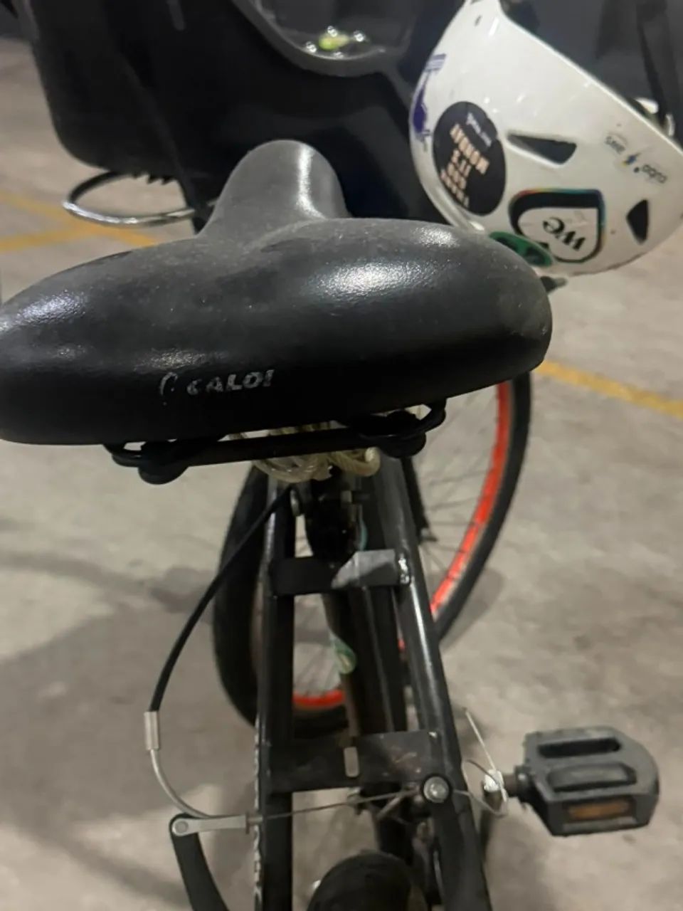 Bicicleta Caiçara com macha e cadeirinha - Foto 5