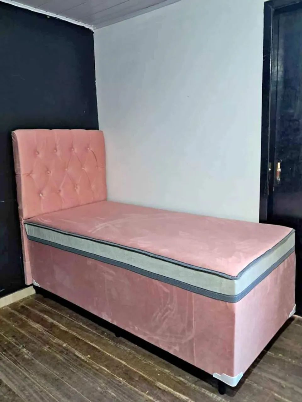 Cama box solteiro, entrega grátis e garantia de 4 meses - Foto 5