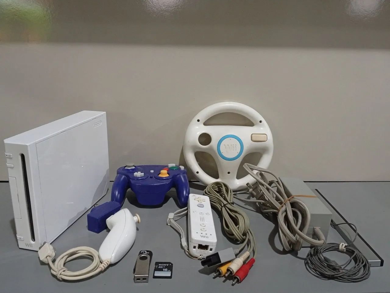 Wii com controle de GC