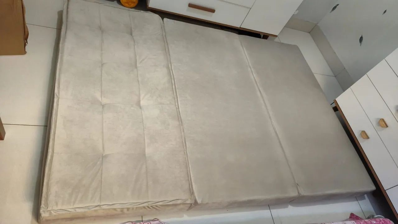 Puff que vira cama de casal - Foto 3