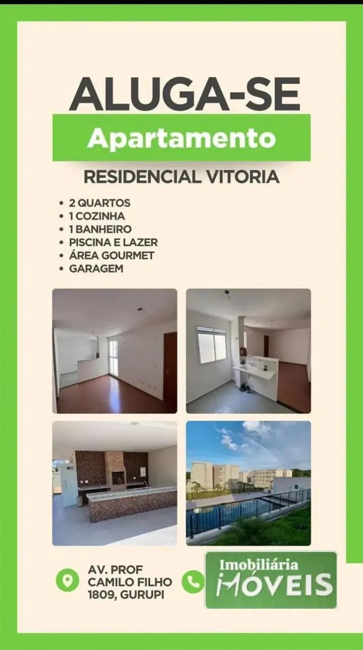 Aluga-se apartamento no gurupi